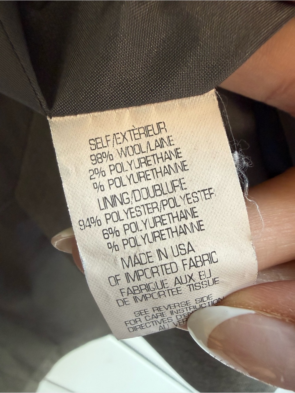 THEORY Dief Pure Flannel Wool Blazer Grey Size 2 - Picture 6 of 11